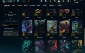 Bronze 1 com 30 Champs e 5 Skins