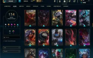 Prata 3 com 150 Champs e 134 Skins