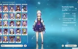 CONTA AR 55 AYAKA + CORTADORA DA NEBLINA + KAZUHA E OUTROS