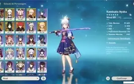 CONTA AR 55 AYAKA + CORTADORA DA NEBLINA + KAZUHA E OUTROS