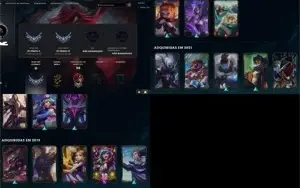 Conta Imortal 2 ( 1275 VP) + Conta lol (690 RP)