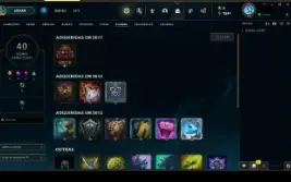 Conta LOL Antiga Smurf De 2014 + Skin Yasuo projeto + Borda