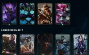 CONTA COM 98 SKINS - CORKI OVINI UMA DAS MAIS RARAS