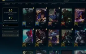 Conta League of Legends 35 skins Gold IV