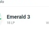 Conta Esmeralda 3 Abandonada 74% Winrate