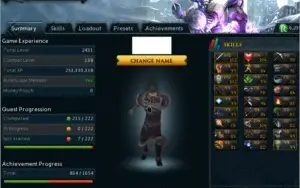 Conta RS3 138 cbt, 2442 total + 1300M (cash+itens)