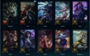 League of Legends - LOL - CONTA PLATINA 1 NA SEASON 10