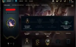 League of Legends - LOL - CONTA PLATINA 1 NA SEASON 10