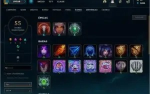 League of Legends - LOL - CONTA PLATINA 1 NA SEASON 10