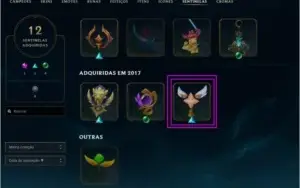 Conta League of Legends Diamante 4 - MUITAS SKIN