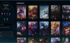 Conta League of Legends Diamante 4 - MUITAS SKIN