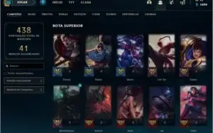 Conta de lol com 106 skins