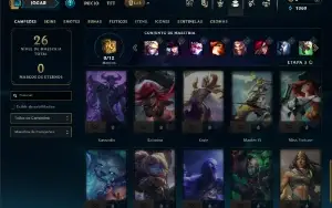 Platina 4 com 31 Champs e 4 Skins