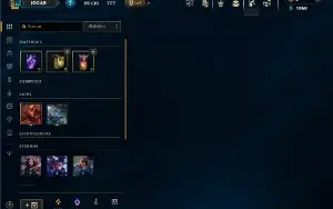 Platina 4 com 31 Champs e 4 Skins