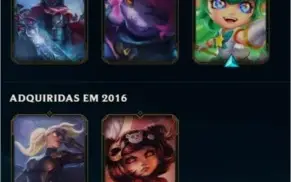 Conta League of Legends-LVL 70-imagens com skins e champs