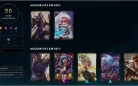 Conta League of Legends-LVL 70-imagens com skins e champs