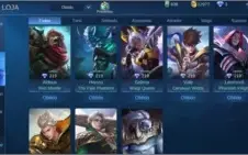 Conta mobile legends 94 herois/ 119 skins