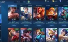 Conta mobile legends 94 herois/ 119 skins