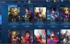 Conta mobile legends 94 herois/ 119 skins