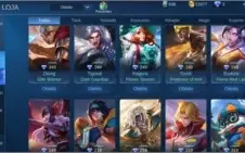 Conta mobile legends 94 herois/ 119 skins