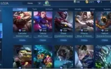 Conta mobile legends 94 herois/ 119 skins
