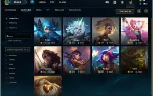 Conta unranked com Ramus rei, Kayle juiza, Riven campeonato.