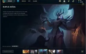 Conta unranked com Ramus rei, Kayle juiza, Riven campeonato.