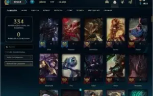 Conta unranked com Ramus rei, Kayle juiza, Riven campeonato.