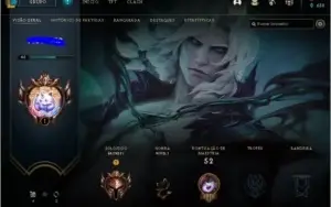 Conta LoL com pequenas lendas