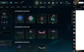 Conta De Lol 161 Skins, Skins RARAS Quase Full Champ TOP