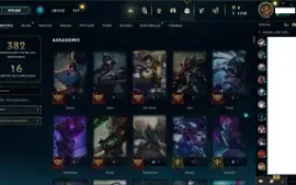 Conta De Lol 161 Skins, Skins RARAS Quase Full Champ TOP
