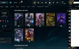 Conta De Lol 161 Skins, Skins RARAS Quase Full Champ TOP