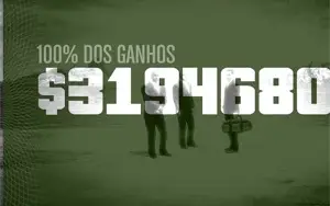 gta v online execução de heist com recompensas a 100%