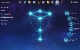 AR 55 com Zhongli + Xiao + Albedo + Yoimiya e mais!