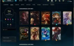 GOLD3 + LEE SIN PRESTÍGIO + 3 ULTIMATES