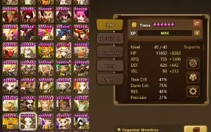 Conta Summoners War - LD Celia + Kinki + Robo-F29 + Amarna