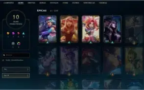 Lvl 30,10 skins