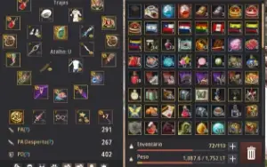 Conta black desert 693gs, com arma Gordh'aid PEN