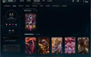 contas league of legends
