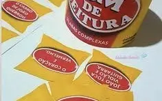 Material para estimular a leitura com 60 frases