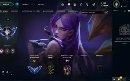 Conta League of Legends, diamante 4, nível 50 +info na desc.