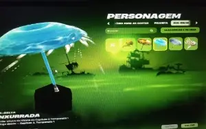 Conta rara com skin íris e 3 paraquedas raros