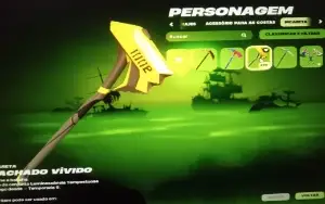 Conta rara com skin íris e 3 paraquedas raros