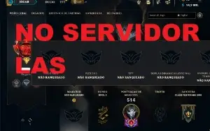 Unranked com 150 Champs e 109 Skins ( SERVIDOR LAS )