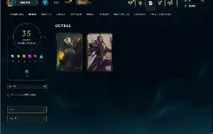 Unranked com 60 Champs e 35 Skins ( JG / ADC )