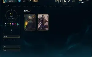 Unranked com 60 Champs e 35 Skins ( JG / ADC )