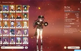 CONTA GENSHIN IMPACT HUTAO, ZHONGLI, KAZUHA, 17 t5 AR 57