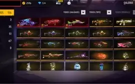 CONTA FREE FIRE FULL GEMADA COM CALÇA ANGELICAL E MUITO MAIS