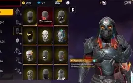 CONTA FREE FIRE FULL GEMADA COM CALÇA ANGELICAL E MUITO MAIS