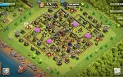 Clash of clans Th 10 Semi-full